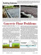Building Sciences: Concrete Floor Problems