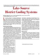 Emerging Technologies: Lake-Source District Cooling Systems