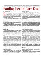 Business and Management: Battling Health-Care Costs
