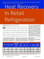 Heat Recovery in Retail Refrigeration