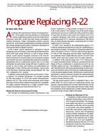 International Column: Propane Replacing R-22