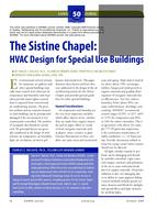 50th Anniversary Feature: The Sistine ChapelÃ¢Â€Â”HVAC Design for Special Use Buildings
