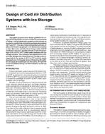 CH-89-25-4 — Design of Cold Air Distribution Systems with Ice Storage