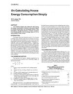 CH-89-20-2 — On Calculating House Energy Consumption Simply