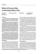 CH-89-20-1 — Effect of Furnace Size on Morning Pickup Time