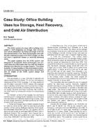 CH-89-19-5 — Case Study: Office Building Uses Ice Storage, Heat Recovery, and Cold Air Distribution