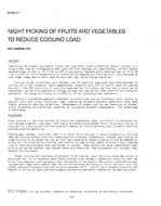 DA-88-17-1 — Night Picking of Fruits and Vegetables to Reduce Cooling Load