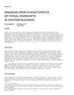 DA-88-13-2 — Pressure Drop Characteristics of Typical Stairshafts in High-Rise Buildings