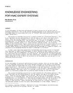 DA-88-09-2 — Knowledge Engineering for HVAC Expert Systems