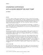 DA-88-04-2 — Operating Experience with a 50 MW Absorption Heat Pump