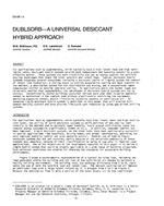 DA-88-01-4 — DUBLSORB — A Universal Desiccant Hybrid Approach