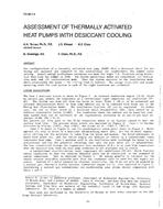 DA-88-01-3 — Assessment of Thermally Activated Heat Pumps with Desiccant Cooling