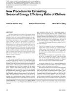 DA-07-063 New Procedure for Estimating Seasonal Energy Efficiency Ratio of Chillers
