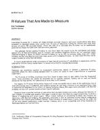 HI-85-01-3 — R-Values That Are Made-to-Measure