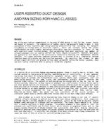 DA-88-28-3 — User Assisted Duct Design and Fan Sizing for HVAC Classes