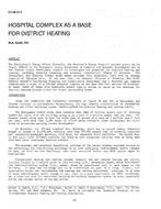 DA-88-26-3 — Hospital Complex as a Base for District Heating