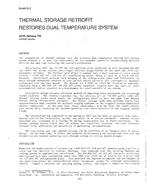 DA-88-25-2 — Thermal Storage Retrofit Restores Dual Temperature System