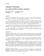 DA-88-24-4 — Radiant Cooling in Laboratory Animal Caging