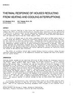 DA-88-23-2 — Thermal Response of Houses Resulting from Heating and Cooling Interruptions