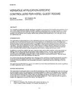 DA-88-19-4 — Versatile Application-Specific Controllers for Hotel Guest Rooms