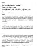 DA-88-19-3 — Building a Control System from the Bottom Up Using Application-Specific Controllers