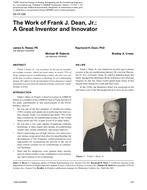 DA-07-026 The Work of Frank J. Dean, Jr.: A Great Inventor and Innovator
