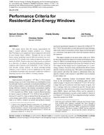 DA-07-018 Performance Criteria for Residential Zero-Energy Windows