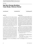 DA-07-004 Net Zero Energy Building Case Study: Science House
