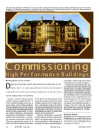 Commissioning High Performance Buildings