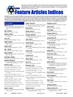 2009 Feature Articles Index