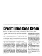 2008 ASHRAE Technology Award Winner: Credit Union Goes Green