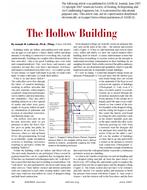 Building Sciences: The Hollow Building