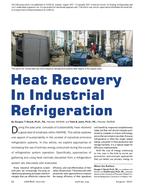 Heat Recovery in Industrial Refrigeration