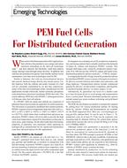 Emerging Technologies: PEM Fuel Cells for Distributed Generation