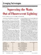 Emerging Technologies: Squeezing the Watts Out of Fluorescent Lighting