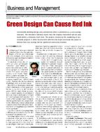 Business and Management: Green Design Can Cause Red Ink