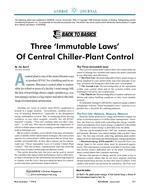 Back to Basics – Three 'Immutable Laws' of Central Chiller-Plant Control