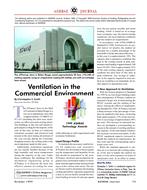 1999 ASHRAE Technology Awards: Ventilation in the Commercial Environment