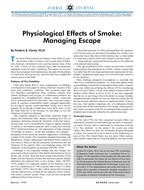 Physiological Effects of Smoke: Managing Escape