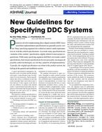 July 2001: New Guidelines for Specifying DDC Systems