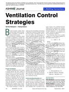 September 2001: Ventilation Control Strategies