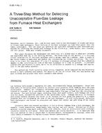 HI-85-14-2 — A Three-Step Method for Detecting Unacceptable Flue-Gas Leakage from Furnace Heat Exchangers