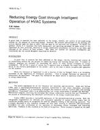 HI-85-15-1 — Reducing Energy Cost through IntelligentOperation of HVAC Systems