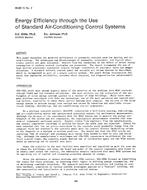 HI-85-15-2 — Energy Efficiency through the Use of Standard Air-Conditioning Control Systems