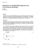 HI-85-17-3 — Application of Variable-Base Degree-Hours in Commercial Buildings