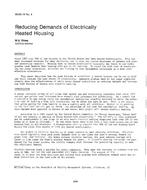 HI-85-19-4 — Reducing Demands of Electrically Heated Housing