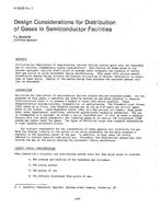 HI-85-20-3 — Design Considerations for Distribution of Gases in Semiconductor Facilities