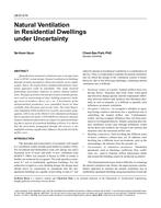 LB-07-019 — Natural Ventilation in Residential Dwellings under Uncertainty