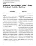 LB-07-022 — Acoustical Ventilation Rate Sensor Concept for Naturally Ventilated Buildings