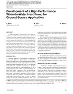 LB-07-029 — Development of a High-Performance Water-to-Water Heat Pump for Ground-Source Application